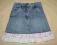 OKAOU * JEANSOWA SPÓDNICZKA 134 cm