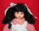 Lalka porcelanowa - dziecko dziewczynka 40 cm