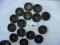 Guziki toczone ś.35 mm k.czarny 32 szt L.946