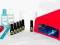 ZESTAW MANICURE HYBRYDOWY 6xartLak LAMPA UV PROMO