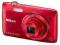 NIKON COOLPIX S3400, KOLOR CZERWONY, PROMOCJA!!!!