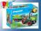 WIELKI TRAKTOR Z PRZYCZEPĄ PLAYMOBIL 5121 GRATISY