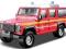 Bburago straż burago land rover emergency