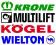NAKLEJKI NAKLEJKA KRONE MULTILIFT KOGEL WIELTON !