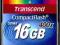 5.1.K76 TRANSCEND 16GB UDMA X400 COMPACT FLASH