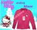 HELLO KITTY bluza zimowa -fucsia -(116) róż GIRL