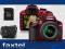 NIKON D3200 + 18-55 VR II 16GB ETUI NIKON CZERWONY