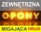 OPONY - REKLAMA, TABLICA LED zewn. miga+ PILOT