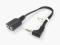 KABEL JACK 3.5 wtyk-3.5 gniazdo-2.5 gniazdo / 5098