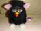 Furby interaktywny czarny 100% orginał USA kartka