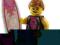 Lego Minifigurki/ Minifigures 4 SURFER GIRL- NOWA