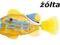 Robo fish pływa i świeci rybka LED żółta