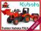 KUBOTA ciągnik Traktor na pedały DLA DZIECI łyżka