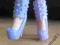 Buty dla lalki typu Barbie- FIOLETOWE CUDNE  !!