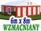 NAMIOT 6 x 8 m OGRODOWY HANDLOWY MOCNY 48 m 2