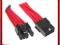 BitFenix 6+2-Pin PCIe przedłużacz 45cm - ekranowan