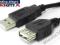 kabel przedłużacz USB 2.0 przedłużka 4WORLD  0,75m