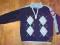 Sweter w romby roz. 110