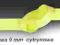 ~FUKSIK~ wstążka 9mm taftowa 10m cytrynowa żółta