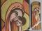 Matka Boża Madonna MINIATURA IKONA AUTORSKA unikat