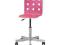 IKEA JULES Krzesło młodzieżowe, różowy srebrny