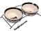 STOJAK Z MISKAMI 2x0,6L MISKA CERAMICZNA MISKI TX