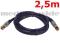 DIGITAL przewód SAT kabel WTYK F - WTYK F - 2,5m