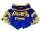 Spodenki Thai Blue Gold PROFFESIONAL FIGHTER!!!