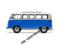 ORYGINALNY VOLKSWAGEN T1 SAMBA BUS MODEL 1:18 NOWY