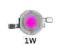 Dioda LED 1W różowa/PINK 2000K