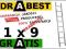 Drabina aluminiowa przystawna 1x9 GRATIS - DRABEST