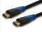 SAVIO CL-02 Kabel HDMI 1.5m oplot nylon złoty v1