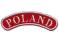 Naszywka rozpoznawcza POLAND (biała ramka)