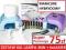 75zł zestaw MANICURE HYBRYDOWY LAMPA 36W 6x LAKIER