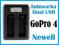 ŁADOWARKA DO GOPRO 4 Black Silver podwójna Kraków