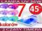 7 kolorów LAMPA UV 36 WAT +4 ŻARÓWKI * 120s ciągły