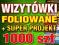 SZTYWNE !!! 1000 WIZYTÓWKI FOLIOWANE + PROJEKT FV