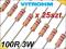 100R 3W 5% Rezystor metalizowany [25szt] #655