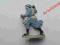 Przedwojenny ołowiany żołnierzyk ręcznie malowany