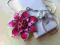 ARMENIA vintage naszyjnik wisior orchidea orient