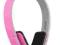 RÓŻOWE SŁUCHAWKI BEZPRZEWODOWE BLUETOOTH BT