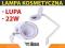 LAMPA KOSMETYCZNA Z LUPĄ BIURKOWA 5D - T4 moc 22W