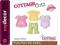 Wykrojnik CottageCutz Fancy Baby Girl Clothes 145