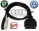 ADAPTER Z GNIAZDA OBD2 NA WTYK OBD1 K i L V6