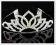 Diadem tiara korona opaska cyrkonie ślub 69