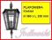 LAMPA KUTA OZDOBNA Plafoniera Kinkiet H380xL230mm