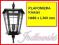 LAMPA KUTA OZDOBNA Plafoniera Kinkiet H480xL300mm