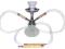 SHISHA WHITE HOOKAH - DWA WĘŻE (SS004-2H)