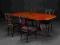 DUŻY STÓŁ+4 KRZESŁA,ZESTAW STÓŁ Z KRZESŁAMI MAHOŃ