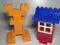 Lego Duplo-dużo klocków - pomarańczowe, okna